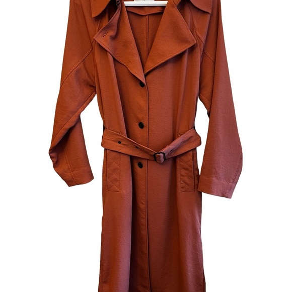 Aritzia Wilfred Pelat Trench Coat in Moroccan Spice! EUC - Picture 6 of 16